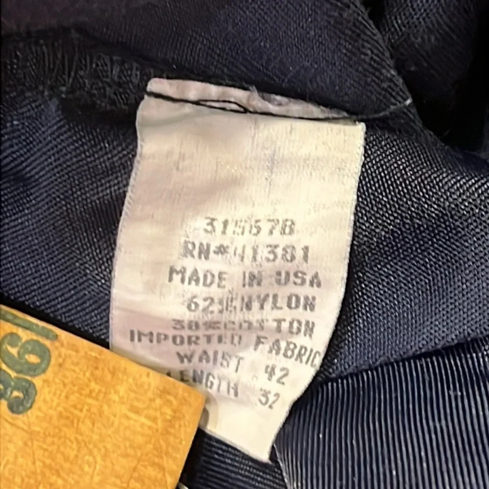 Polo Sport Ralph Lauren blue Cargo Pants Made in USA Vintage Mens 42x32